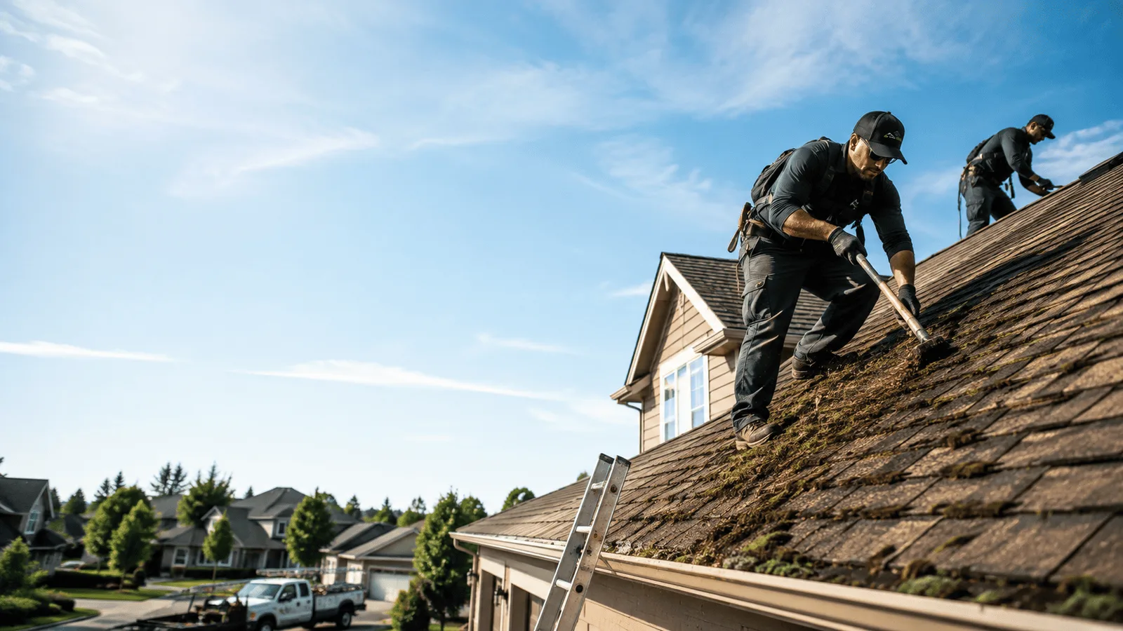 Roof Moss Removal in Dana, IL near me